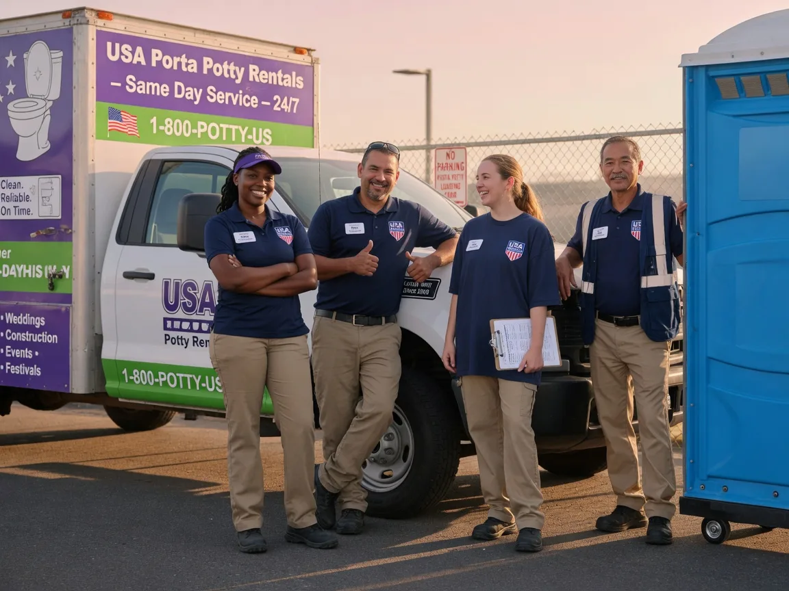 Porta Potty Rental company in Birchleaf, VA
